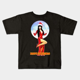 Happy Christmas Elvira Kids T-Shirt